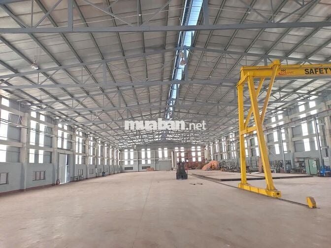 CHO THUÊ KHO XƯỞNG TRONG KHU CÔNG NGHIỆP  DIỆN TÍCH 1.500m²