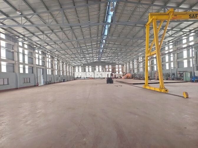 CHO THUÊ KHO XƯỞNG TRONG KHU CÔNG NGHIỆP  DIỆN TÍCH 1.500m²
