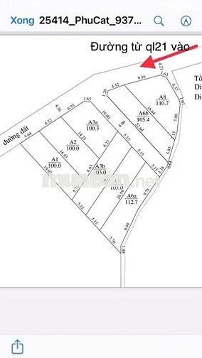 CHÍNH CHỦ BÁN ĐẤT THỔ CƯ SẴN SỔ NGAY QL21-CẦU VAI RÉO