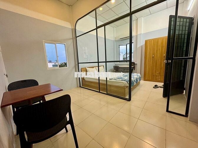 Cho thuê căn hộ studio, đầy đủ tiện nghi