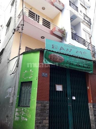 Cho thuê nhà nguyên căn, 3 tầng lầu, 3 phòng ngủ, 4 wc, có hẻm hông