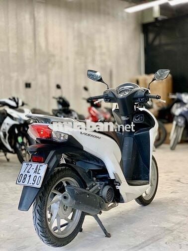 Honda Vision 2024 trắng Smartkey biển 72 chính chủ