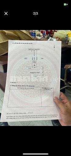 chỉ 450tr sở hữu lô đất đối diện chợ khu nhà ở saigonland2