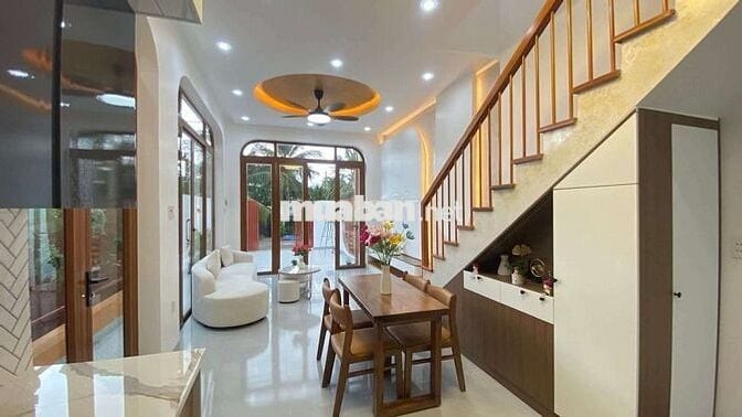 Nhà 1 trệt 1 lầu mới xây full nội thất Phường 8 Vĩnh Long