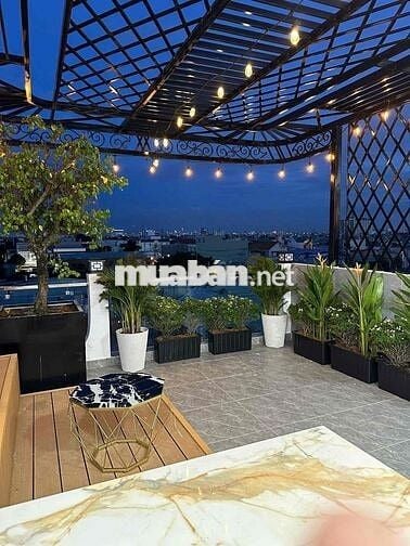 NHÀ SIÊU PHẨM VIEW SÔNG SG NỘI THẤT CAO CẤP HẺM Ô TÔ CÁCH CHỢ 500m