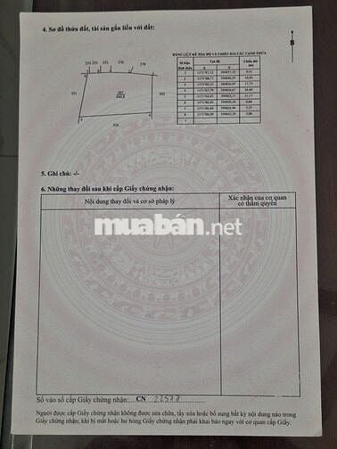 Bán gấp lô đất vườn 1.218 m2 (2 sổ) gần đường Hùynh Thị Luông, xe hơi