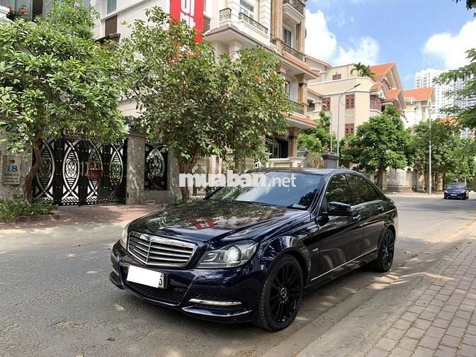Mercedes-Benz C250 2012 Xanh Đen 5 Chỗ Tự Động