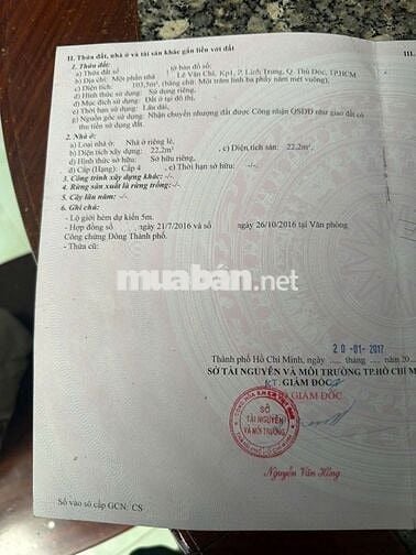 Đất có GPXD 1 trệt 3 lầu, tặng trọ cho thuê, hẻm xe hơi Lê Văn Chí