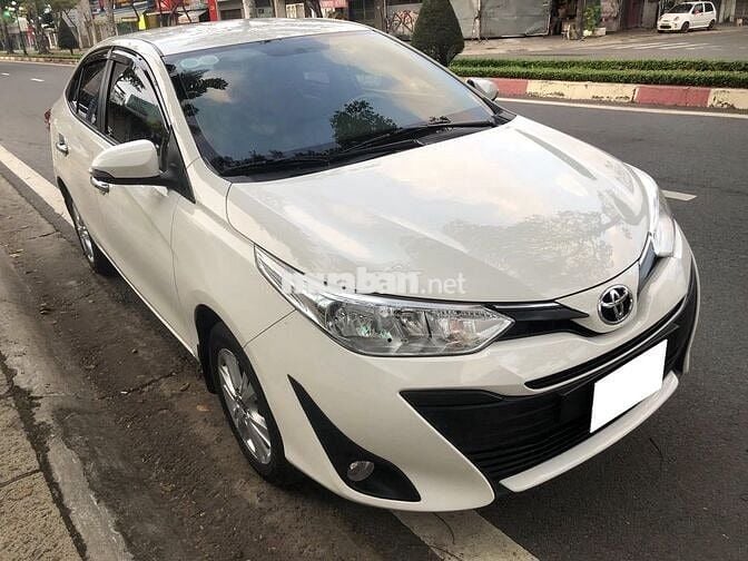 Toyota Vios E CVT 2019 màu trắng, số tự động