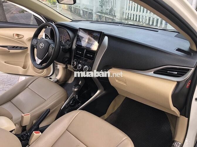 Toyota Vios E CVT 2019 màu trắng, số tự động