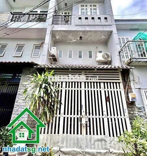 NHÀ ĐẸP 4 TẦNG BTCT + TUM - DTSD: 105m² – HẺM 4M THÔNG – MIẾU GÒ XOÀI