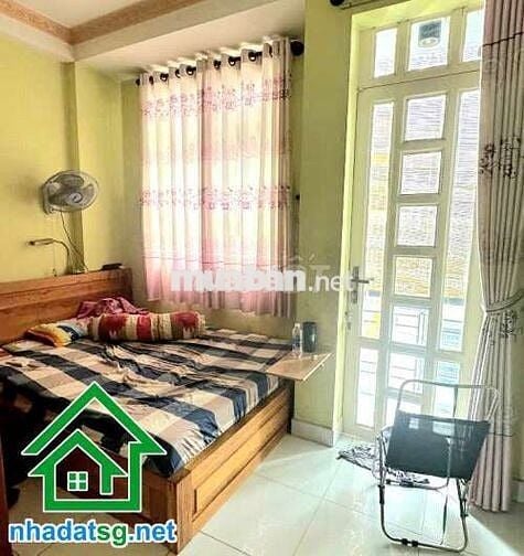 NHÀ ĐẸP 4 TẦNG BTCT + TUM - DTSD: 105m² – HẺM 4M THÔNG – MIẾU GÒ XOÀI