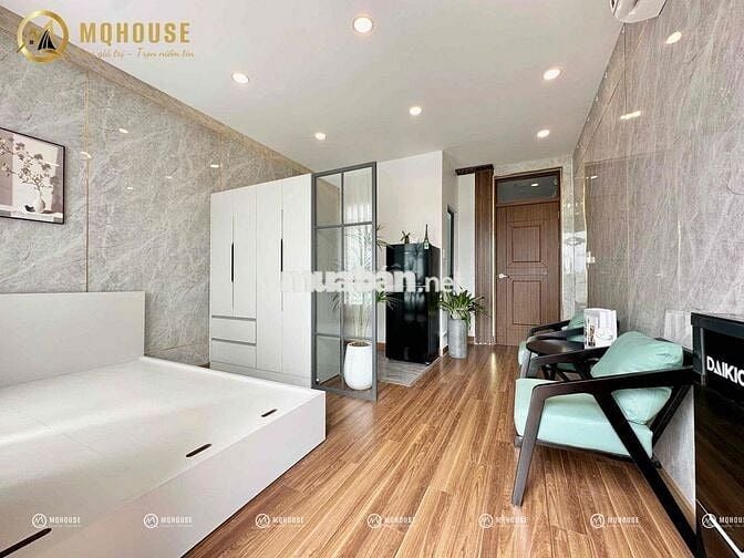 Studio ban công, máy giặt riêng, full NT mới 100%📍Lê Văn Quới, 4 xã