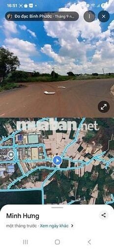 Chính chủ thanh lý lô mặt tiền đường số 42 sát KCN minh hưng hàn quốc
