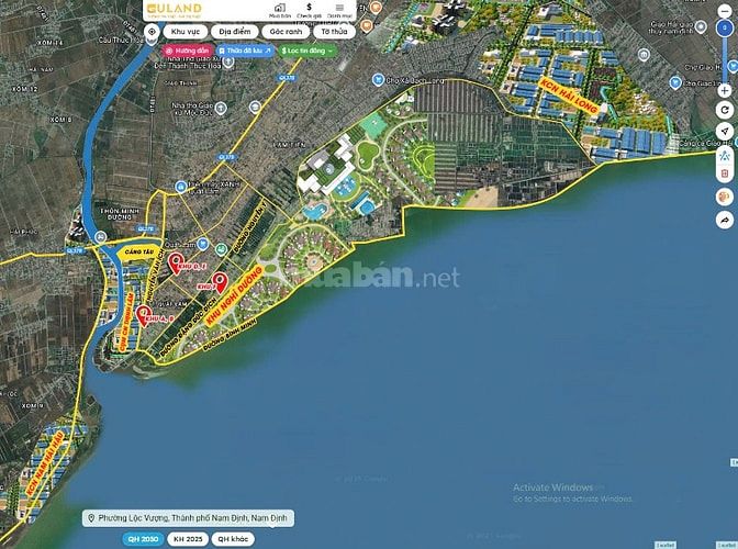 Bán lô đất ven biển Quất Lâm - đón đầu khu CN Thịnh Lâm và du lịch.