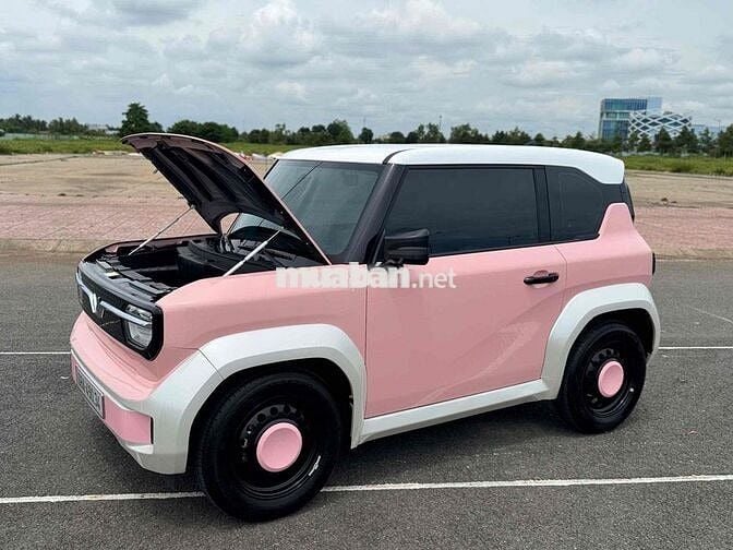 VinFast VF3 Hồng 2025 Mua Pin decal full cực đẹp