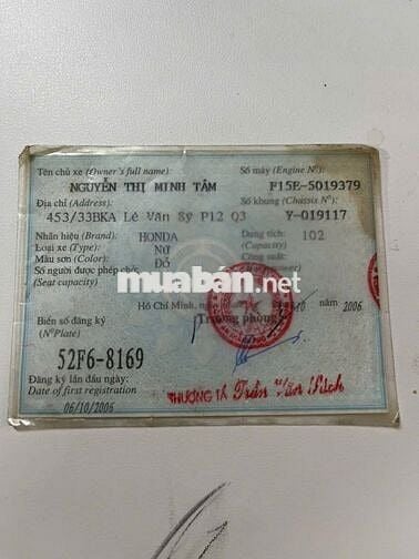 BÁN CHIẾC XE TAY GA CỦA NHẬT