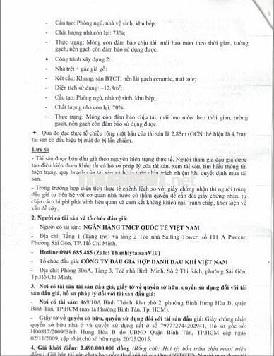 BĐS phường Bình Hưng Hòa B, Bình Tân, TP.HCM (Phường Bình Tân, Tp.HCM)