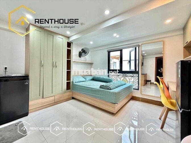 Cho thuê Căn Studio cửa sổ trời gần Đh IUH_Lotte Nguyễn Văn Lượng