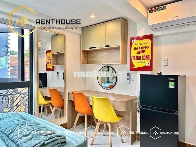 Cho thuê Căn Studio cửa sổ trời gần Đh IUH_Lotte Nguyễn Văn Lượng