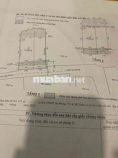 ban nhà 1247 huỳnh tấn phát Quận 7,dt:4x12m giá:3ty,2lau,3pn