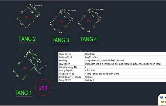 BÁN LÔ ĐẤT PHƯỜNG TĂNG NHƠN PHÚ B, THÀNH PHỐ THỦ ĐỨC
