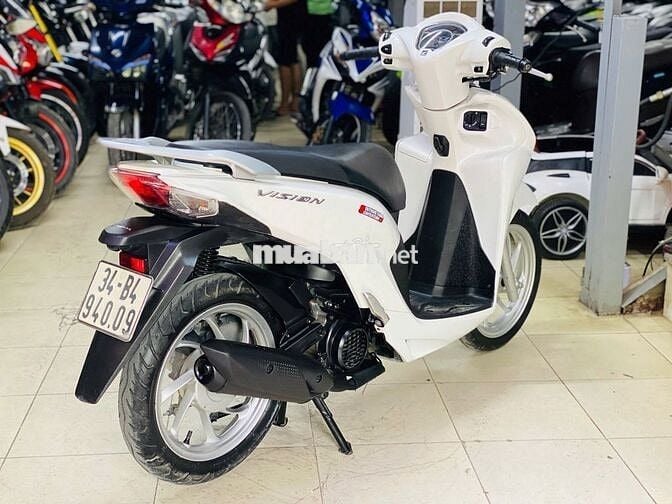 XE MÁY THỊNH PHÁT - HONDA VISION SMK TRẮNG LƯỚT