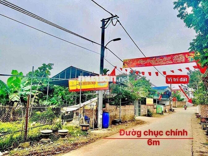 CẦN BÁN ĐẤT 60M2 x MT 4.5M 1.8 TỶ TRỤC CHÍNH HOÀNG XÁ, LẠI THƯỢNG, HN