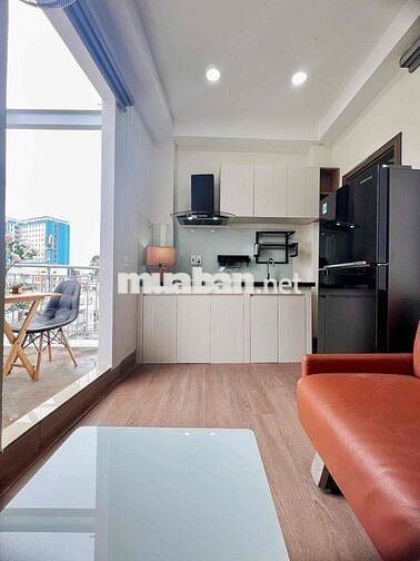 🏢 GIÁ THẬT ! CHDV STUDIO_BALCONY_25m2_FULL NT ( thang máy , hút mùi..)