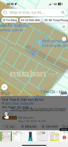 🩵 Bán Nhà Định Công Thượng – 4 Tầng Đẹp Ở Ngay – 7.8 Tỷ 🩵