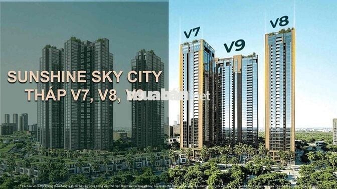 🔥 [BOM TẤN ƯU ĐÃI] SỞ HỮU CĂN HỘ SUNSHINE SKY CITY QUẬN 7, GIÁ 69TR/m2