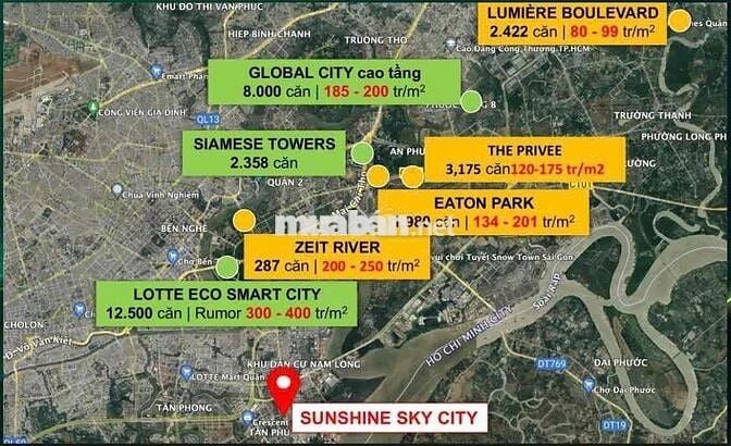 🔥 [BOM TẤN ƯU ĐÃI] SỞ HỮU CĂN HỘ SUNSHINE SKY CITY QUẬN 7, GIÁ 69TR/m2