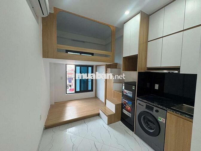 Khai trương CCMN 25m2 Full đồ. Ban công, máy giặt riêng tại Khâm Thiên