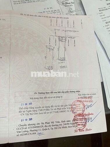NHÀ NGON GIÁ RẺ QUẬN BÌNH TÂN- 5,1 TỶ 3PN