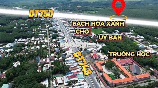 Đất nền 100m2 Long Hòa, Dầu Tiếng. Sổ sẵn, công chứng ngay