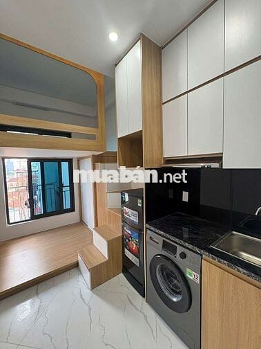 Khai trương CCMN 25m2 Full đồ. Ban công, máy giặt riêng tại Khâm Thiên