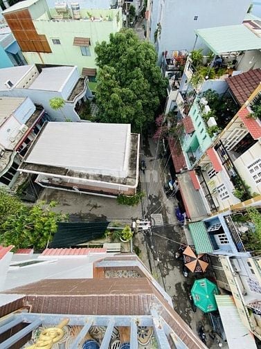 Nhà 2 mặt tiền hẻm 6m có thang máy, gần chợ Phú Lâm Q6, giá 11.99tỷ
