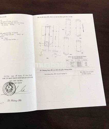 Chính chủ bán nhà mặt tiền 347 Lê Văn Thọ, Gò Vấp