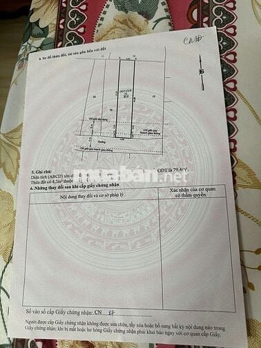 Bán lô đất 84m2 Thổ Cư, sau lưng ks Hồ Phong. PHƯỜNG TẤN TÀI. PHAN Ran