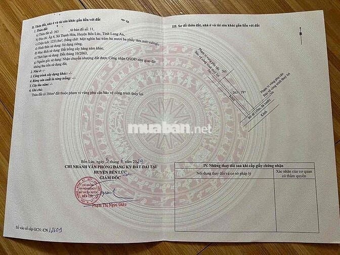 1000m Đất Vườn View Kênh Đường 10m chỉ 650tr