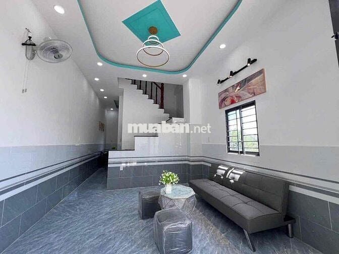 Nhà Mới 1 Lầu 4 x 10m, 2 Phòng Ngủ Nội Thất Sẵn. Sổ Hồng Sẵn Giá Rẻ