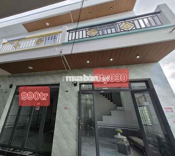 Nhà Mới 1 Lầu 4 x 10m, 2 Phòng Ngủ Nội Thất Sẵn. Sổ Hồng Sẵn Giá Rẻ