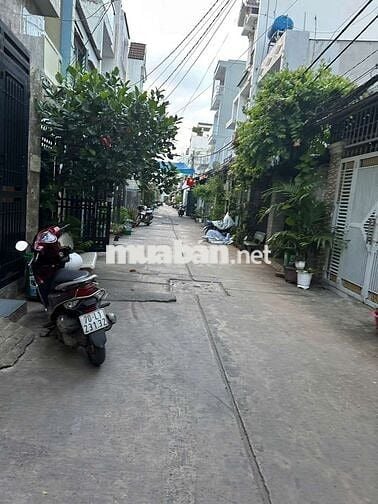 Nhà hẻm chợ Bình Thành.3 phòng ngủ.sân thượng trước sau