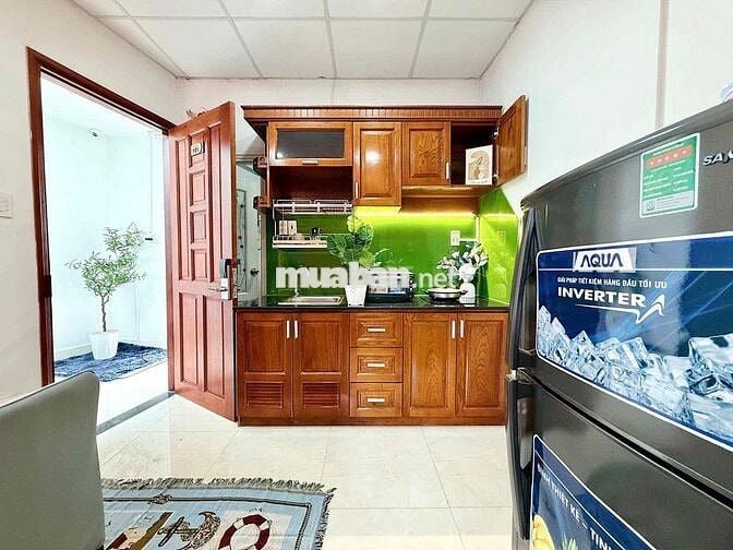 Penthouse 1PN Tách Bếp Máy Giặt Riêng Sân Thượng Rộng Gần Chợ Bà Chiểu
