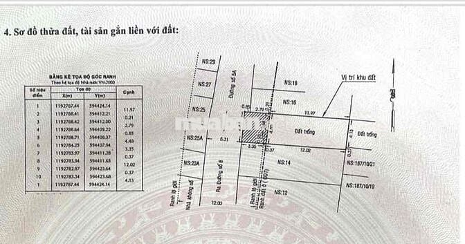 Bán đất mặt tiền đường số 5A 4,5x16m gần chợ Bình Long giáp Tân Phú