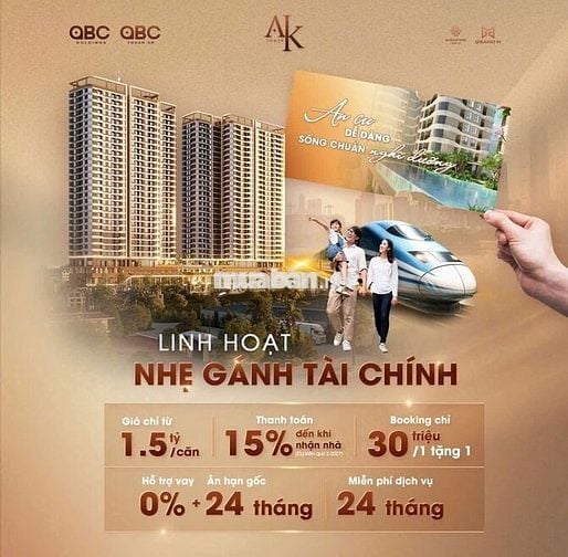 Ký HĐMB chỉ với 150 triệu sở hữu ngay căn hộ A&K Tower An Phú