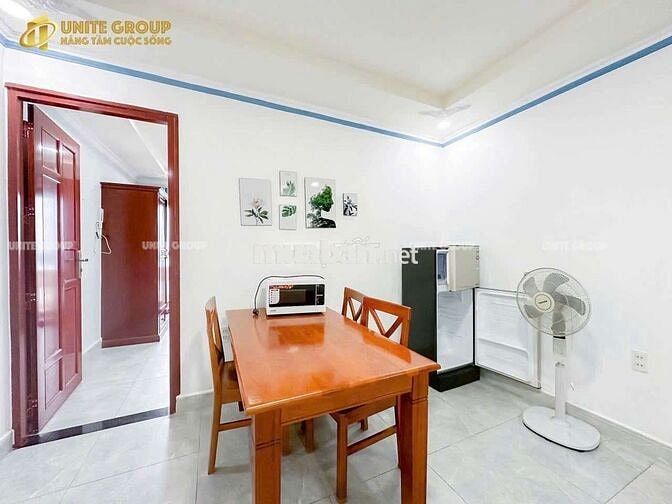 Căn hộ 1 phòng ngủ ban công - gần Lotte - Full nội thất