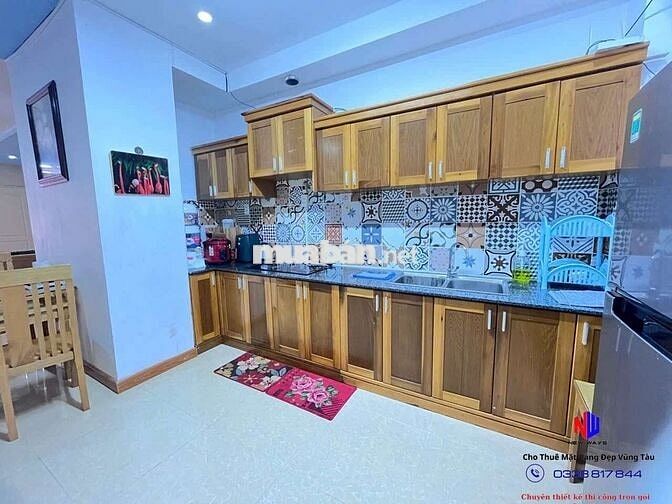 CHO THUÊ CĂN HỘ 120M2 CHUNG CƯ OASKY SƠN THỊNH 2 SÁT BIỂN BÃI SAU 2PN
