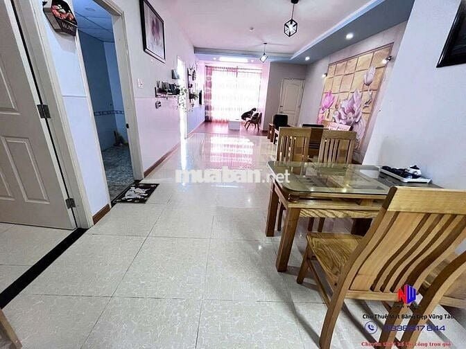 CHO THUÊ CĂN HỘ 120M2 CHUNG CƯ OASKY SƠN THỊNH 2 SÁT BIỂN BÃI SAU 2PN