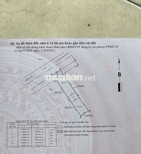 Cần bán gấp  đất PTTN .Q12 Đường trường trinh 1 xẹt .DT 4X22 xây tự do